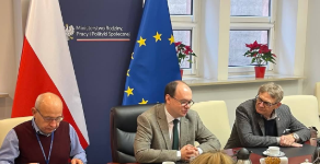 Okładka aktualności Spotkanie w Ministerstwie Rodziny, Pracy i Polityki Społecznej.