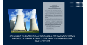 Okładka aktualności Stanowisko WRDS WŁ ws. budowy elektrowni atomowej w regionie bełchatowskim