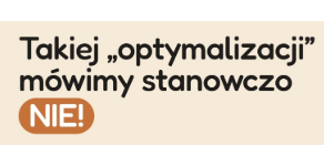 Okładka aktualności Optymalizacja - stanowczy sprzeciw