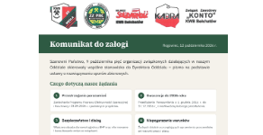 Okładka aktualności Komunikat 12.10.2026r.