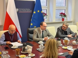 Zdjęcie 1 do artykułu Spotkanie w Ministerstwie Rodziny, Pracy i Polityki Społecznej.