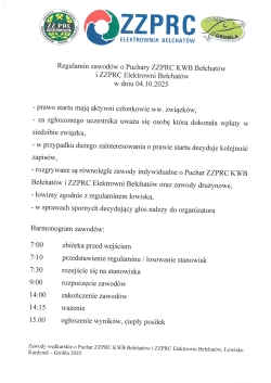 Zdjęcie 1 do artykułu Zawody wędkarskie 2025